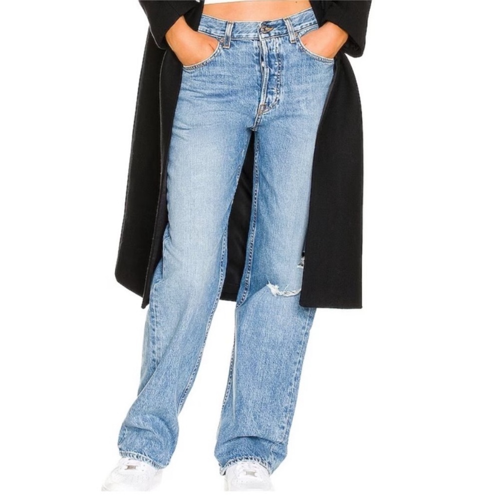 GRLFRND Bella Low Rise Boyfriend in West Village, Size: 25 - Picture 3 of 9